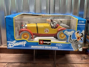 Bburago Colección Disney Goofy Mercedes Benz SSKL 1/18 - Raro Diecast - Imagen 1 de 7
