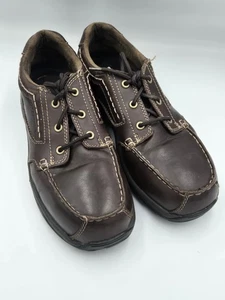 Rockport Works braune Herrenschuhe Größe 10M ölbeständig rutschfest Schnürschuhe - Bild 1 von 15