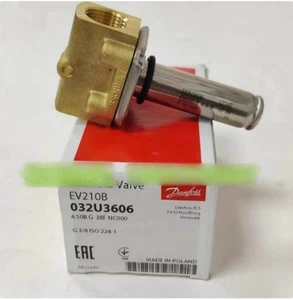 1PC Danfoss 032U3606 solenoid valve EV210B G, 3/8, 0.55 m³/h, FKM - Picture 1 of 2