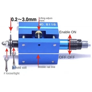 Pneumatic Grinder Groove Cutting Machine for Grinding Nicks in CuttingDiesCarton - Picture 1 of 13