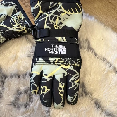 Guantes de esquí The North Face para mujer verdes estampados con manos Montana pequeños S Foto 1 de 3