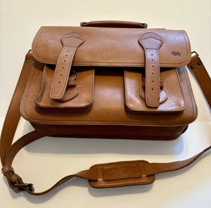 Buffalo Jackson Umhängetasche/Aktentasche aus Vollnarbenleder - Bild 1 von 12