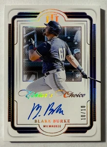 National Treasures Blake Burke Ecklar's Choice 2025 Holo dorado automático 10/10 - Imagen 1 de 2