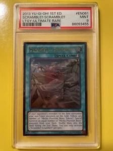 YuGiOh SCRAMBLE!! SCRAMBLE!! #LTGY-EN061 🔥PSA 9 MINT🔥1st ED-2013 ULTIMATE RARE - Picture 1 of 12