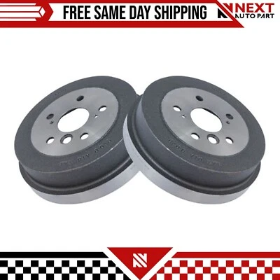 Новая пара задних тормозных барабанов для 1992-2006 Toyota Camry Solara - Изображение 1 из 4