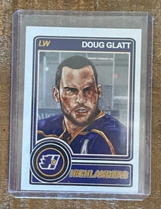 Goon movie Doug Glatt Hockey Highlanders sports Trading Card Cuyler Smith sdcc - Picture 1 of 2