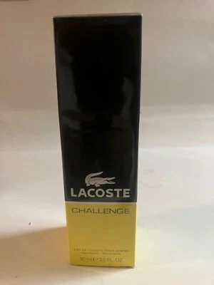 LACOSTE CHALLENGE 3.0oz EDT Spray para Hombres, 100% AUTÉNTICO, SELLADO, RARO Foto 1 de 2