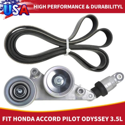 Serpentine Belt w/ Tensioner Assembly fit Honda Accord Pilot Odyssey 3.5L - Image 1 of 4