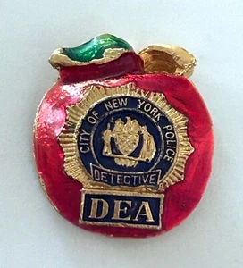 City of New York Police Detective DEA Big Apple Anstecknadel Hutnadel - Bild 1 von 3