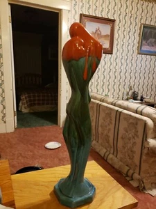 Marcia of California Nude Statue Hugging Figurine 19 3/4" Tall - Picture 1 of 12