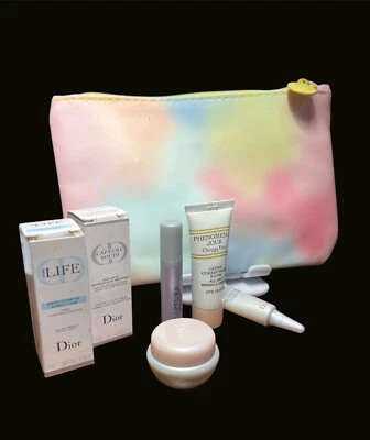Dior Travel Size Skincare Bundle in Ipsy Pastel Makeup Bag - 7 pcs. - Image 1 of 3