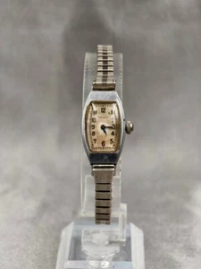 Seltene Longines antike Art Deco mechanische Damenuhr von 1934, läuft und stoppt - Bild 1 von 9