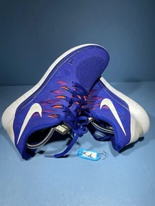 Men's 2014 Nike Free 5.0 Deep Royal Blue/White/Hyper Punch Running Shoes US 10 - Picture 1 of 8