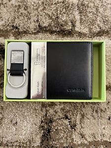 Calvin Klein Geldbörse & Schlüsselanhänger, Schwarz mit Geschenkverpackung/ E26