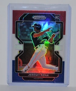 JEREMY PENA 2022 Panini PRIZM RC RED WHITE BLUE HOUSTON ASTROS WS MVP Refractor - Picture 1 of 1