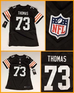 NWT Women’s JOE THOMAS Cleveland Browns Authentic Nike Limited Sewn Jersey Small - Picture 1 of 10