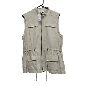 Nuevo con etiquetas Christopher & Banks Chaleco Chaqueta Mujer Talla Mediana - Imagen 1 de 6