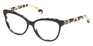 Max Mara MM5093 005 Black/Havana Cat Eye Plastic Eyeglasses Frame 54-15-140 - Picture 1 of 3