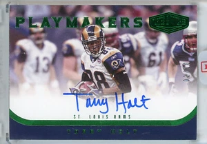 Tory Holt - 2017 Platos y parches Playmakers lámina verde en tarjeta automática/10! SSP - Imagen 1 de 2