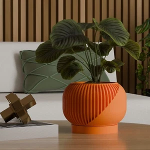 Nevron Space Age Retro Minimalist Planter Vintage Inspired Plants Mid Century - Bild 1 von 12
