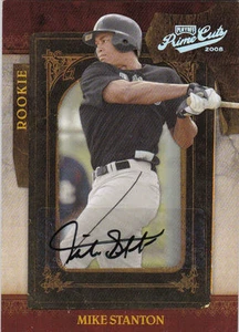 Mike Giancarlo Stanton Yankees 2008 Playoff Prime Cuts / 249 Auto Rookie Card rC - Picture 1 of 1