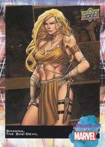 2024 Upper Deck Women Of Marvel Copper Parallel Card 46 Shanna, The She-Devil - Picture 1 of 1