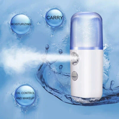Pulverizador Nano Niebla Enfriador Vapor Facial Humidificador USB Pulverizador Recargable 30 ml Foto 1 de 4