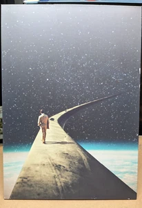 DisPlate Blechschild Frank Moth "The Road We Chose" GEBRAUCHT/LESEN - Bild 1 von 10