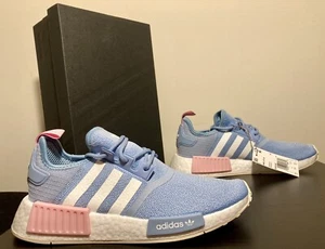 Adidas NMD R1 Azul Rosa Boost Zapatos Para Mujer Talla 9 - GV9185 - Imagen 1 de 8