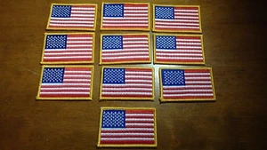 MILITARY SHOULDER UNITED STATES ARMY FLAG PATCH LOT 10 PATCHES - Picture 1 of 2