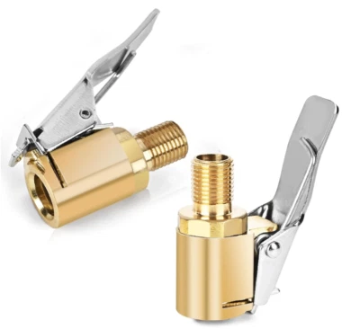 LOCKING AIR CHUCK 2pcs lockable air chuck Tire Inflation Hose Adapter Compressor Pump Car Tool