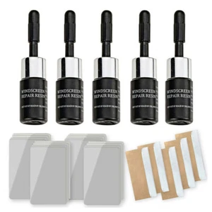 Automotive Glass Repair Fluid Car Window Glass Crack Chip Nano Repair Tool Kit - Foto 1 di 12