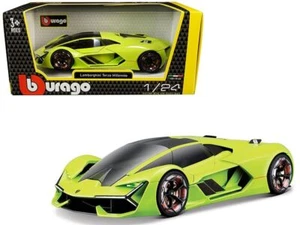 Lamborghini Terzo Millennio Lime Green with Black Top and Carbon Accents 1/24 Di - Picture 1 of 1
