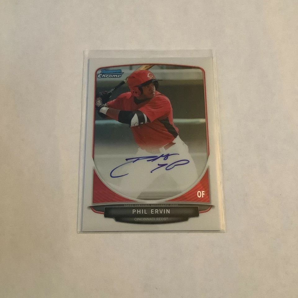 F105,880  2013 Bowman Chrome Draft Draft Pick Autographs #PE Phil Ervin - Image 1 of 1