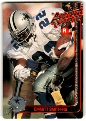 1991 Action Packed Prototype Emmitt Smith Rookie #R Dallas Cowboys - Image 1 of 2