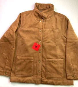 Boston Traders Ladies' Fleece Lined Trucker Jacket, Tan, Size: Medium - Picture 1 of 8