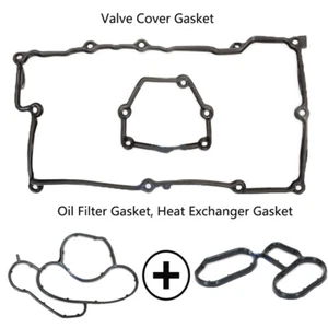 11120032224 Valve Cover Gasket Oil Filter Gasket For BMW E83 N46B20 Engine 03-10 - Picture 1 of 6