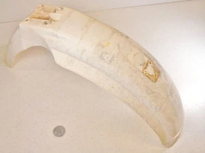 89 Yamaha XT350 XT 350 Front Fender Mud Splash Guard - Picture 1 of 10