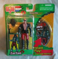 GI Joe VS Cobra - Zartan Spy Troops - Contains CD and file card Hasbro