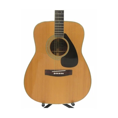 Guitare acoustique vintage YAMAHA FG-300J étiquette noire fabriquée en 1975 [... - Photo 1/4