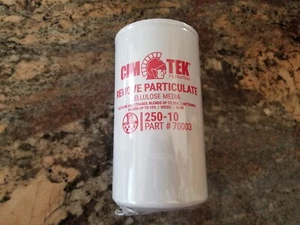 Filtro de combustible para partículas Cim-Tek 70003 10 micras - CIM250E10 ENVÍO GRATUITO - Imagen 1 de 2