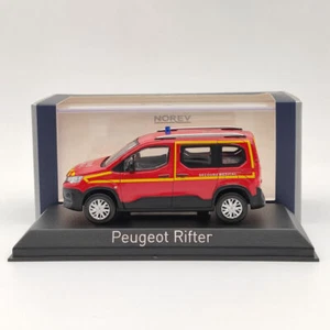 1/43 Norev Peugeot Rifter Secours Medical Red Diecast Models Car Christmas Gift - Picture 1 of 7