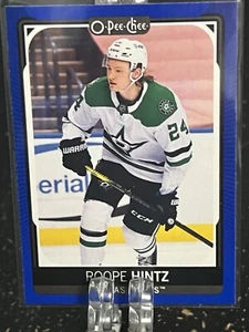 ROOPE HINTZ-----2021-22 O PEE CHEE ---BORDE AZUL---ESTRELLAS DE DALLAS--ENVÍO GRATUITO - Imagen 1 de 2