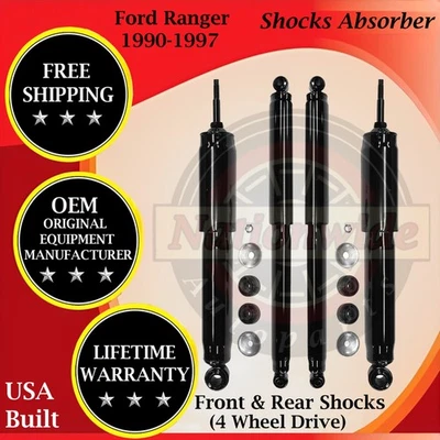 Amortiguadores delanteros y traseros Gabriel OEM para Ford Ranger 1990-1997 4x4 garantía de por vida Foto 1 de 4
