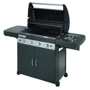 Barbecue Campingaz 4 Series Classic Ls Plus Dark Dual Gas Gpl E Metano Ghisa - Foto 1 di 7