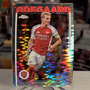 Martin Odegaard 2024-25 Topps Chrome UCL Silver Pulsar Refractor UEFA ⭐️ MINT - Picture 1 of 3