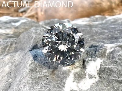 GIA Certified Round .43 CT I1 K Loose Natural Earth Mined Diamond - Image 1 of 4