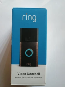 Ring Video Doorbell 2nd Gen Rechargeable Battery Venetian Bronze New - Picture 1 of 6