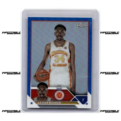 2023 Topps Chrome McDonald's A/A - Blue #49 Xavier Booker Rookie /99 - Image 1 of 2