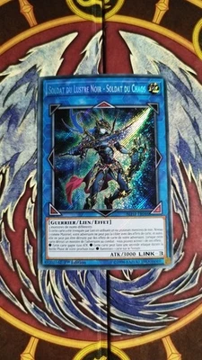 Yu Gi Oh! Soldat du Lustre Noir-Soldat du Chaos: BLHR-FR046 -VF 1st/Secret Rare - Photo 1/2